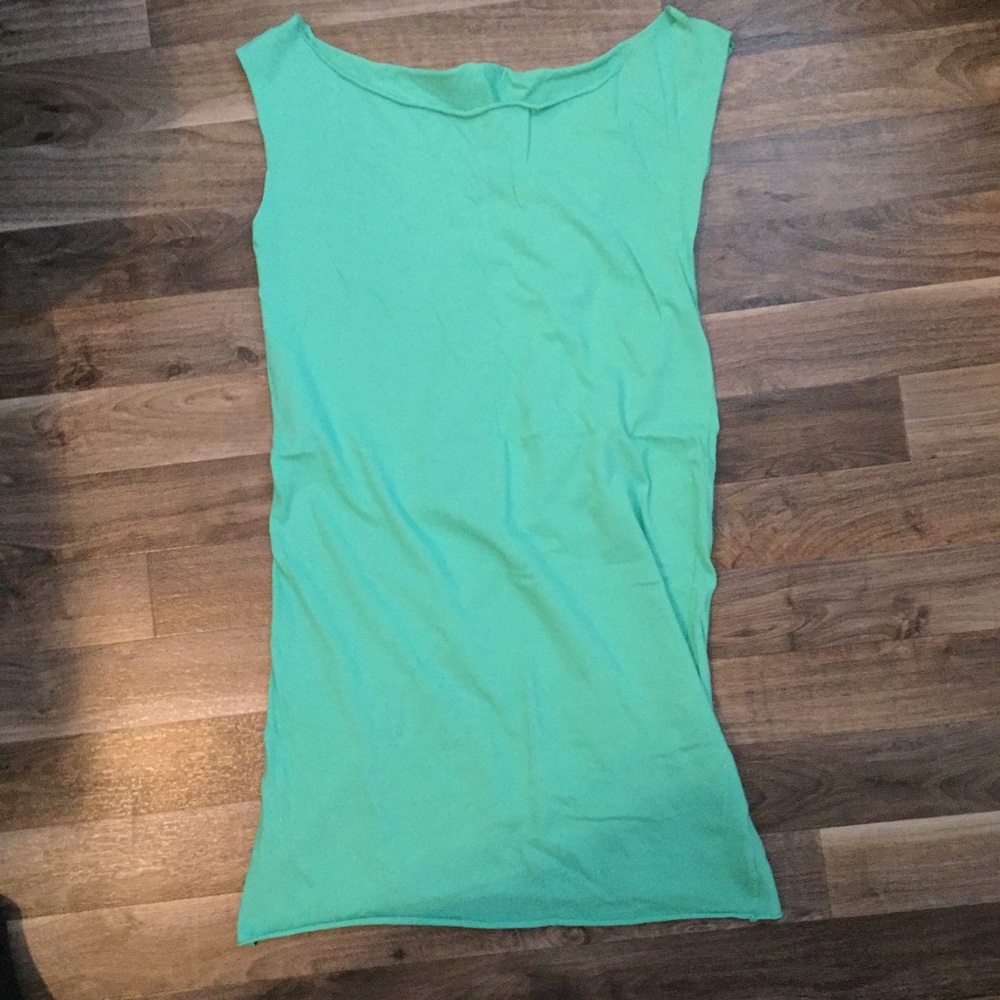 American Apparel mini dress, turquoise, M